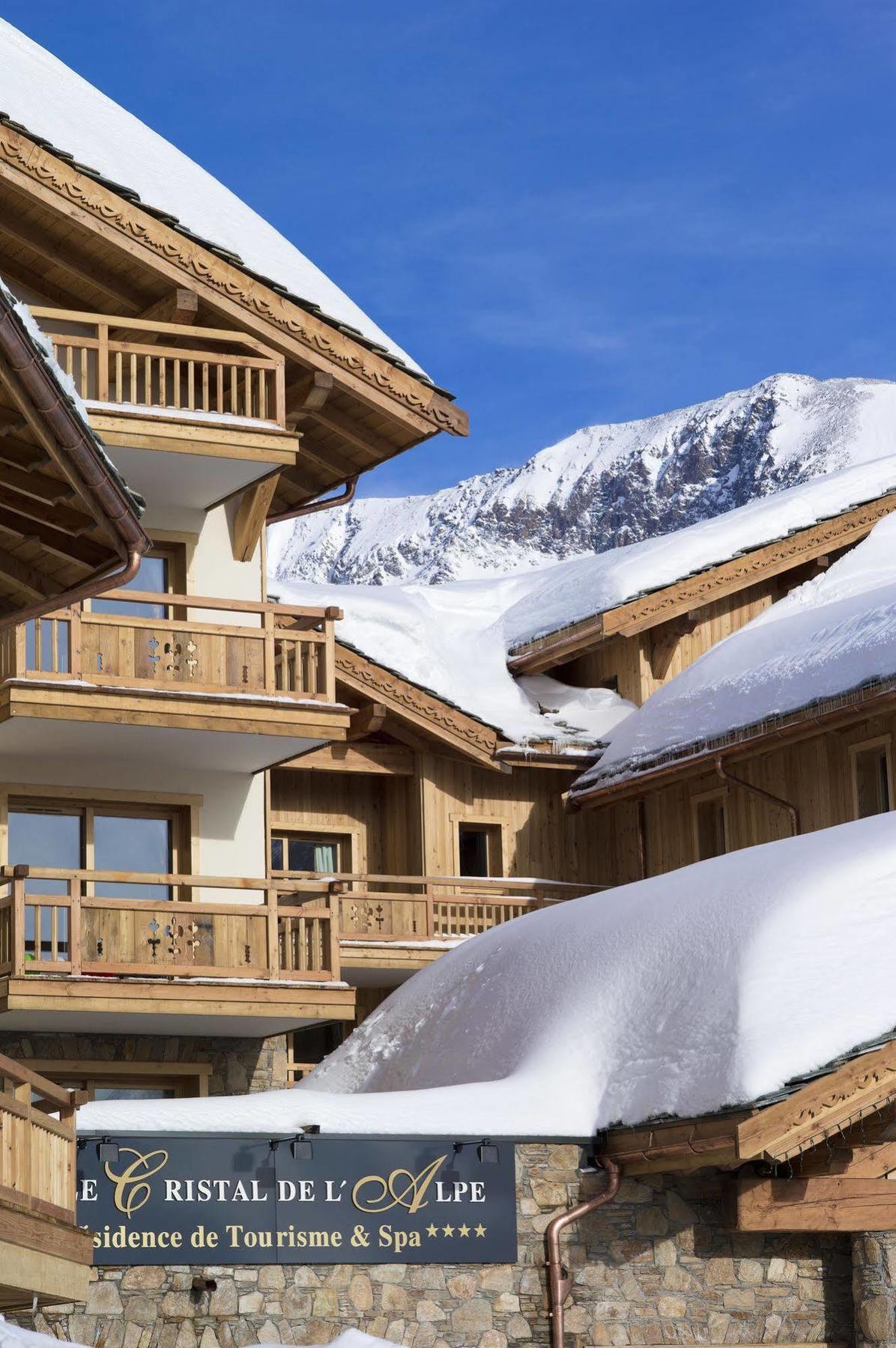Cgh Residences & Spas Le Cristal De L'Alpe Alpe d'Huez Εξωτερικό φωτογραφία