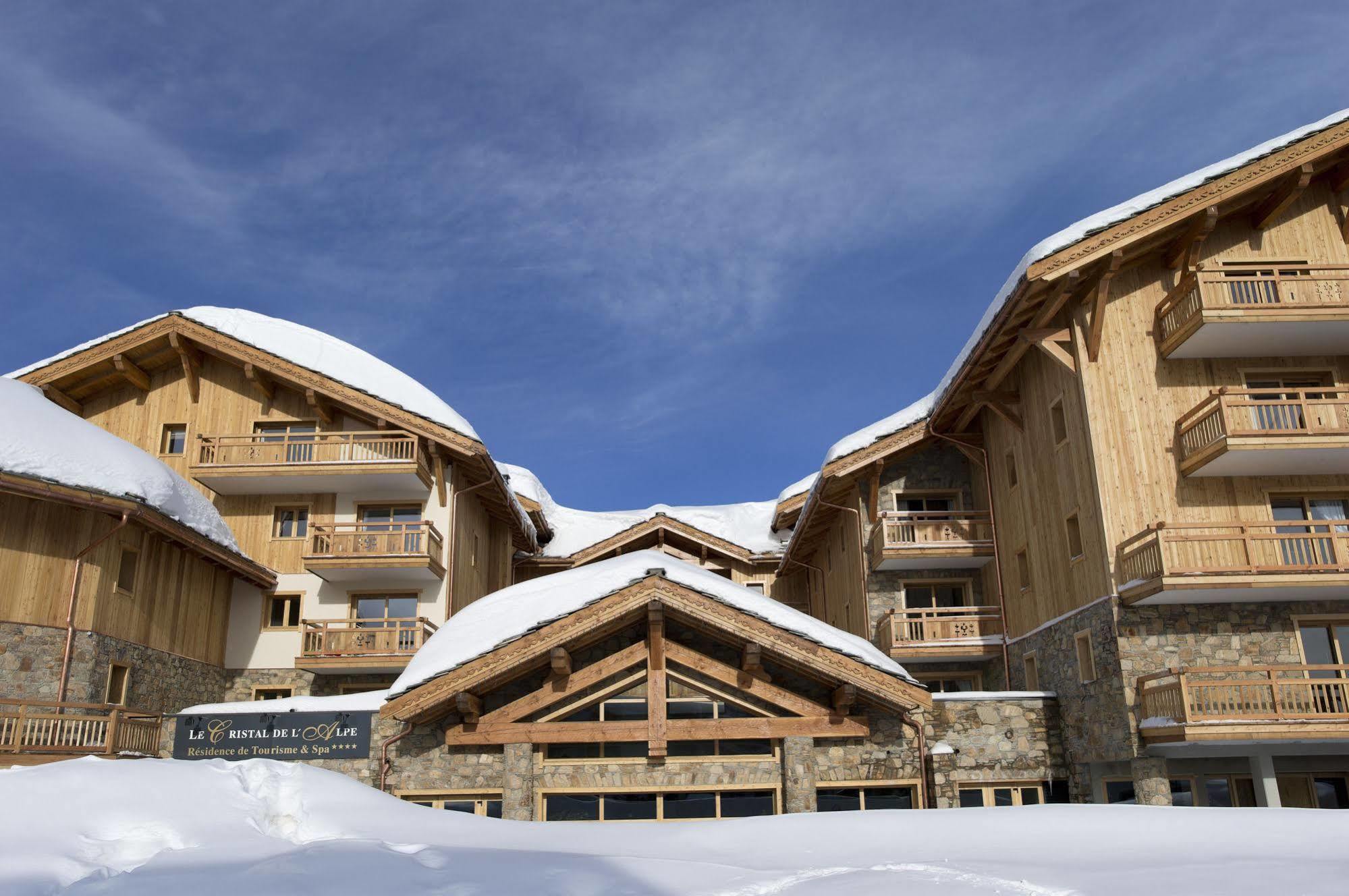 Cgh Residences & Spas Le Cristal De L'Alpe Alpe d'Huez Εξωτερικό φωτογραφία